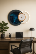 Luminous Echo Circles Abstract Wall Painting