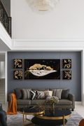 Golden Isles Serenity Ensemble Wall Art - 5 Piece Set