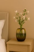 Smoky Amber Vase – Small