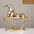 Marshal Gold Running Horse Table Showpiece