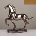 Marshal Black Running Horse Table Showpiece