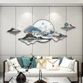 Smoky Dreams Landscape Set Wall Art – 3-Piece Panel with Birds