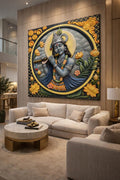 The Eternal Flute Krishna Mural